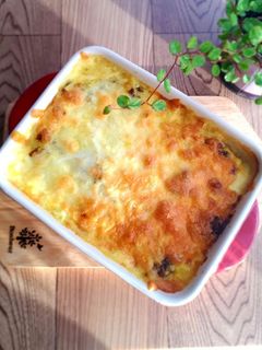 かぼちゃのカレーひき肉グラタン-レシピのメイン写真