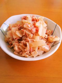 大根とツナのポン酢生姜炒め-レシピのメイン写真