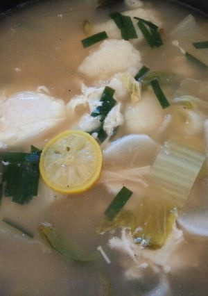血管ダイエット食555（スダチ雑煮）-レシピのメイン写真