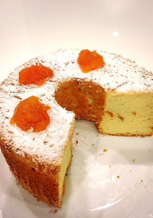 柿のシフォンケーキ-レシピのメイン写真