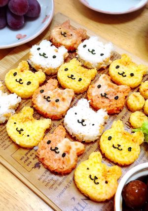 簡単！オーブンでキャラ焼きおにぎり-レシピのメイン写真
