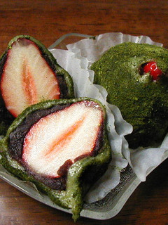 大人の抹茶いちご大福-レシピのメイン写真
