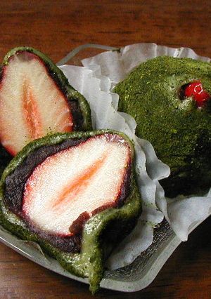 大人の抹茶いちご大福-レシピのメイン写真