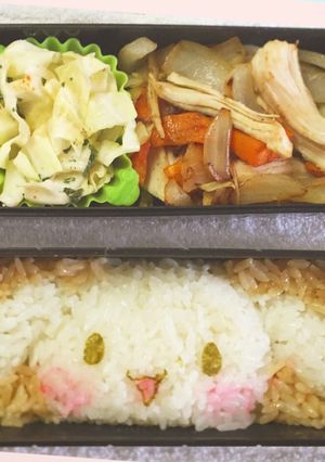 簡単キャラ弁♡シナモン-レシピのメイン写真