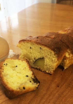 簡単！サツマイモとバナナのパウンドケーキ-レシピのメイン写真