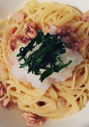 5分で完成！シーチキン&大根おろしパスタ-レシピのメイン写真