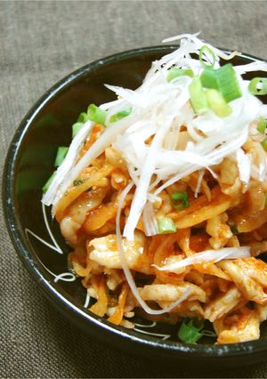 鶏皮のピリ辛コチュジャン和え✿-レシピのメイン写真