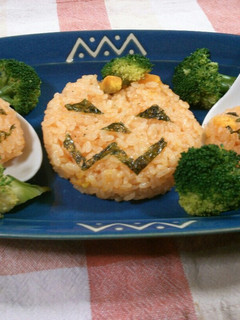 南瓜と人参ジュースの炊き込みご飯-レシピのメイン写真