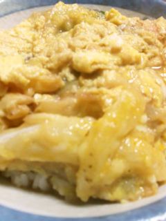 天ぷらの卵とじ丼-レシピのメイン写真