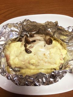 簡単♥鮭のホイルチーズ焼き-レシピのメイン写真