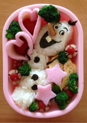 オラフ キャラ弁-レシピのメイン写真