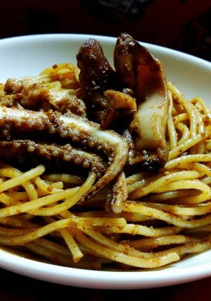 いかの肝パスタ-レシピのメイン写真