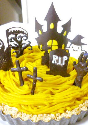 ハロウィン★チョコで簡単立体風！？デコ-レシピのメイン写真
