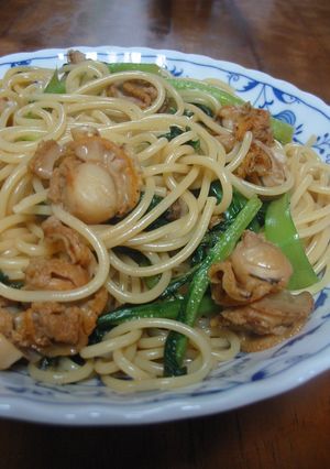 小柱と小松菜のパスタ-レシピのメイン写真