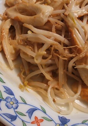 *ちっかともやしのオイマヨ炒め*-レシピのメイン写真