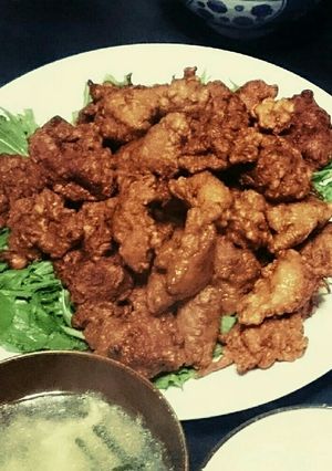 ☆鶏ﾓﾓ肉で冷めても柔らか唐揚げ☆-レシピのメイン写真