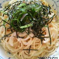 รูปของ 簡単♪明太子クリームスパゲティー