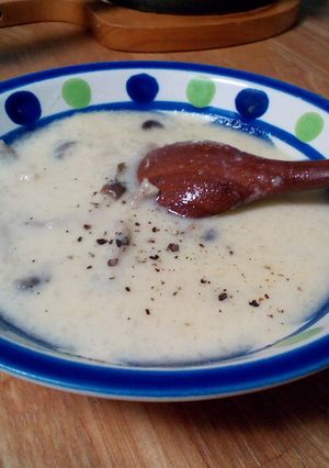 冬瓜としめじのクリームスープ(๑´ڡ`๑-レシピのメイン写真