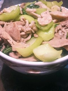 豚小間と青梗菜のあんかけ丼-レシピのメイン写真