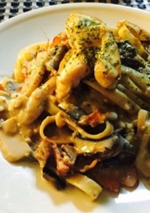 生ポルチーニ茸のパスタ-レシピのメイン写真