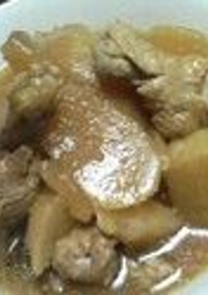 簡単！鶏手羽元と大根の炒め煮-レシピのメイン写真