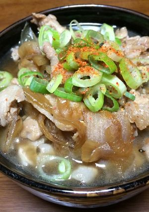 かんたん!美味しい肉うどん-レシピのメイン写真