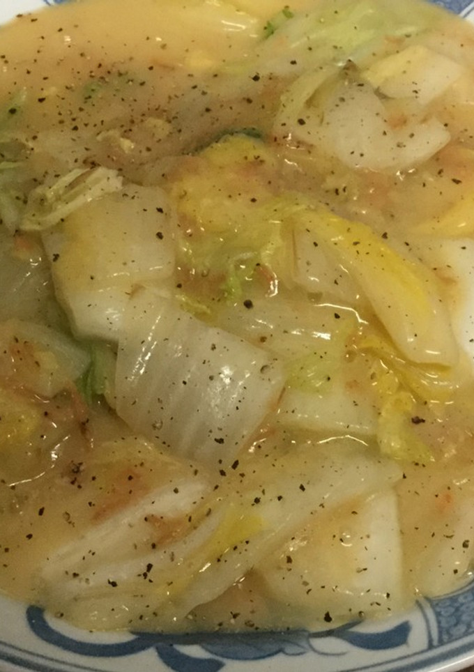 【超簡単】白菜と小エビのクリーム煮-レシピのメイン写真