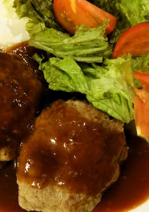 手作りの美味しいハンバーグ-レシピのメイン写真