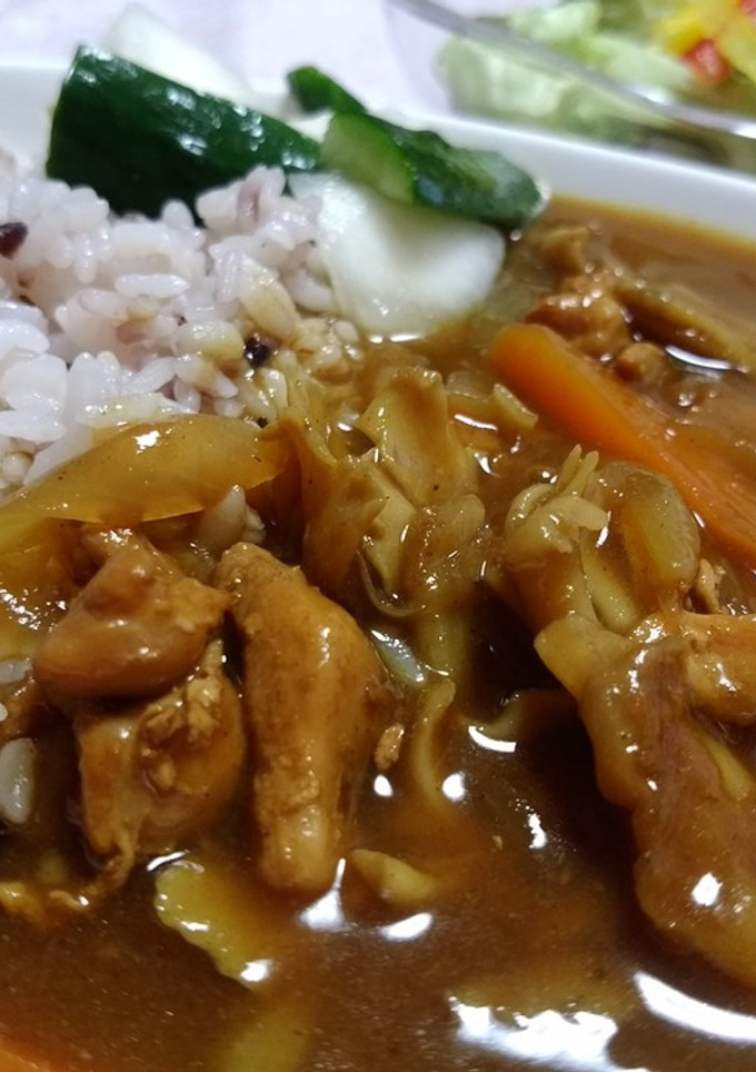 和風カレーライスちょっぴりおそば屋さん風-レシピのメイン写真