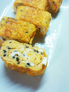 ごま塩でシンプルな卵焼き-レシピのメイン写真