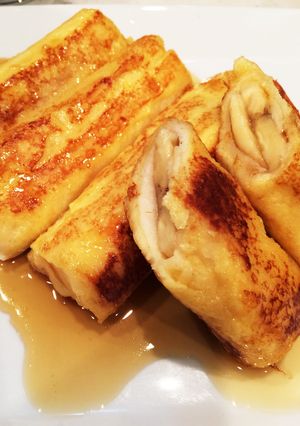 朝食に♡話題のフレンチトーストロール-レシピのメイン写真