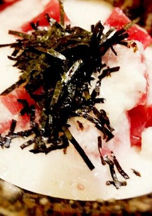 簡単！ヘルシー鮪の山かけ☆-レシピのメイン写真