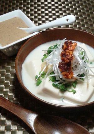 とろとろ豆腐の薬味たっぷりがけ-レシピのメイン写真