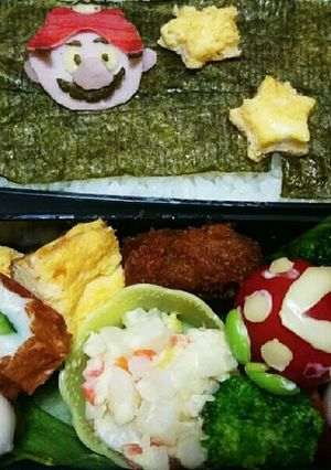 マリオキャラ弁-レシピのメイン写真