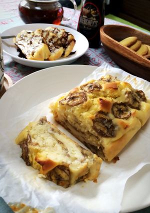 計りで簡単♪米粉の冷やしバナナケーキ-レシピのメイン写真