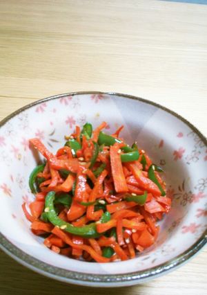 にんじんとピーマンのきんぴら風-レシピのメイン写真