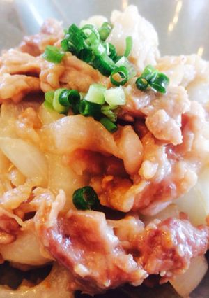 すぐ出来る！豚肉と玉ねぎのスタミナ炒め☆-レシピのメイン写真