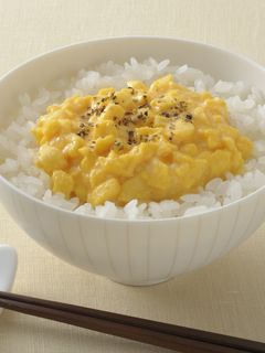 電子レンジを使った半熟たまごかけごはん-レシピのメイン写真