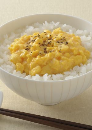 電子レンジを使った半熟たまごかけごはん-レシピのメイン写真