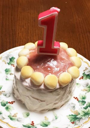 超簡単！1歳のバースデーケーキ-レシピのメイン写真