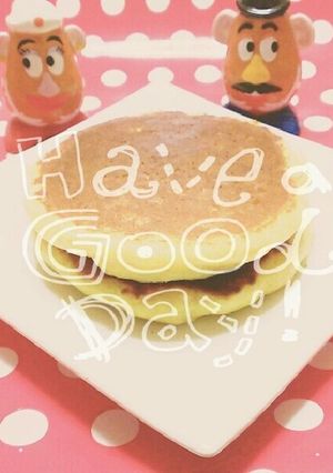 ちゃんと美味しい大豆粉パンケーキ-レシピのメイン写真