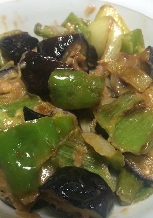 茄子とピーマンのさっぱり味噌炒め-レシピのメイン写真