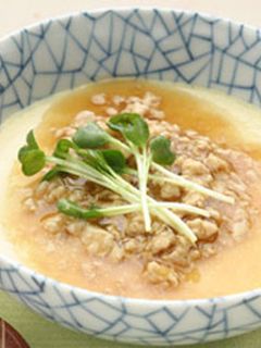 レンジ茶碗蒸しのそぼろあんかけ-レシピのメイン写真