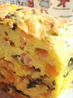 【野菜たっぷり】豆乳ケークサレ-レシピのメイン写真
