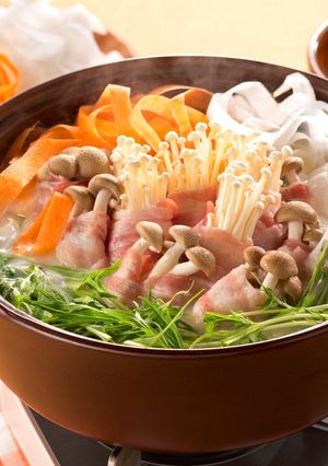 カラフル野菜のクリーミー鍋-レシピのメイン写真
