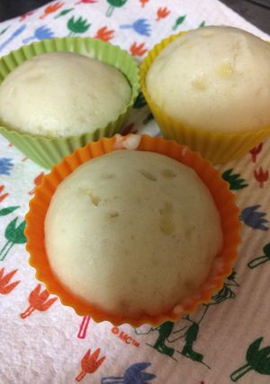 蒸しパン離乳食9か月フォローアップミルク-レシピのメイン写真