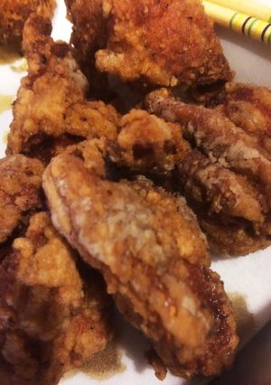 男子弁当ゴロっと大きい中華味唐揚げ-レシピのメイン写真