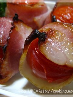 トマトベーコンの串焼き-レシピのメイン写真