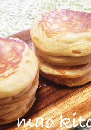 きなこたっぷり、お手軽パンケーキ-レシピのメイン写真