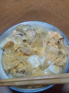 高野豆腐の卵とじ丼-レシピのメイン写真